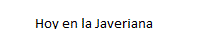 Hoy
