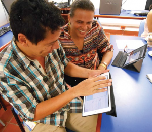 Capacitación para docentes de la Universidad Javeriana Cali: Aprendizaje Móvil “Transcendiendo el tiempo y el espacio”.