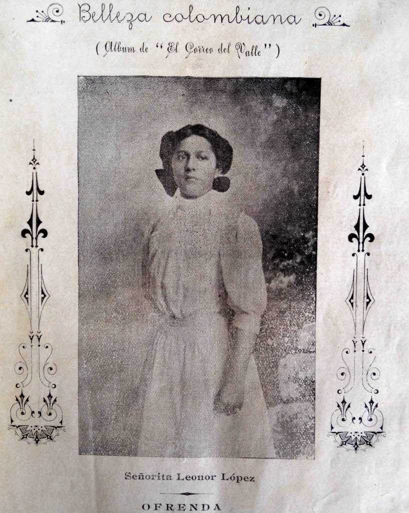 Señora Susana Palau de Velásquez. / Fuente: 'El Correo del Valle', 2 de julio de 1907.