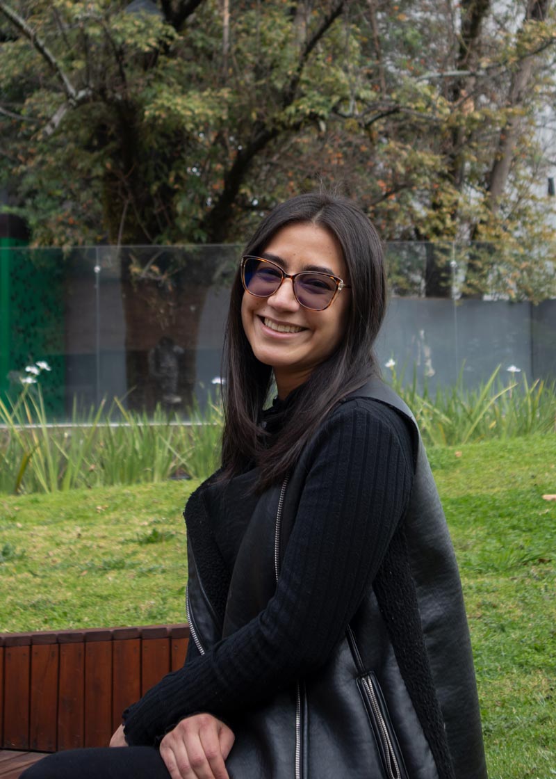Joven investigadora colombiana, Cinthya Rincón