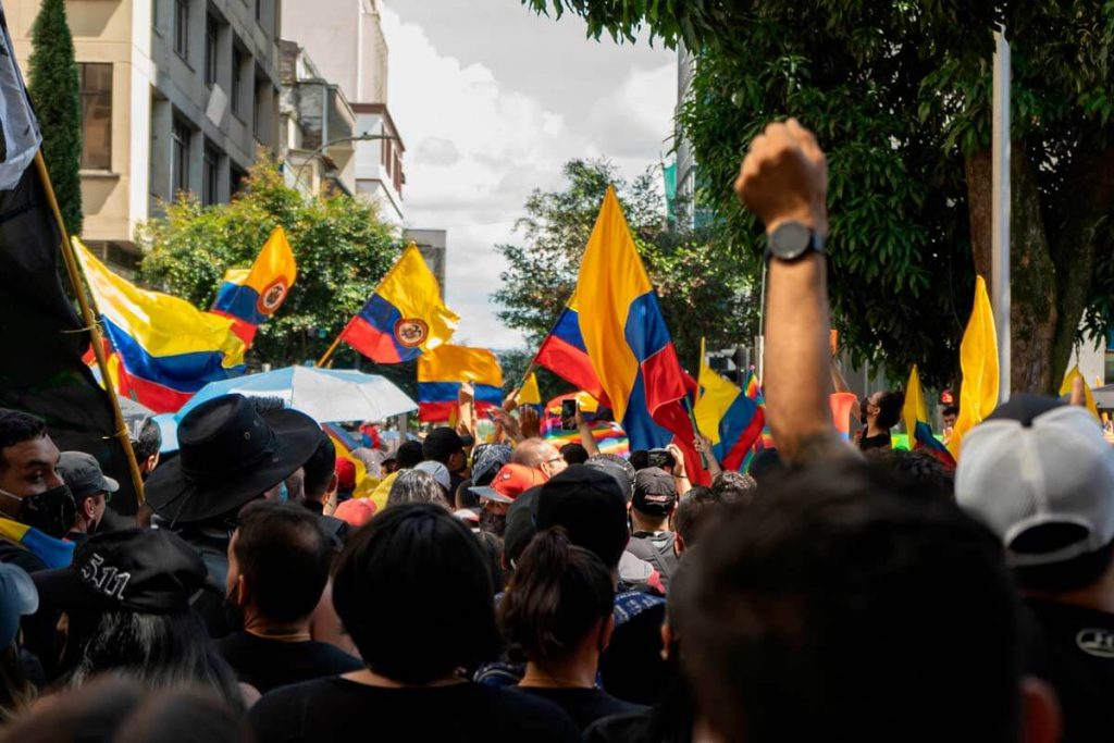 Jóvenes colombianos