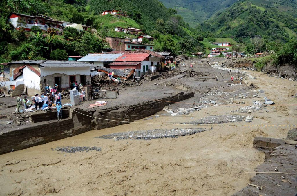 Salgar, Antioquia. Avalancha.