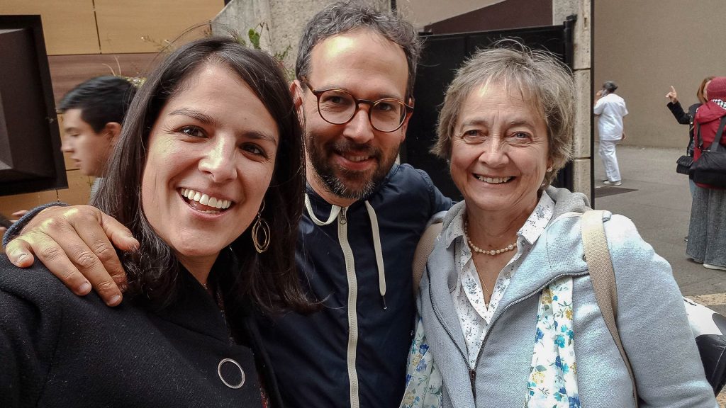 Claudia Mejía, Pablo Correa y Lisbeth Fog. Foto cortesía. 