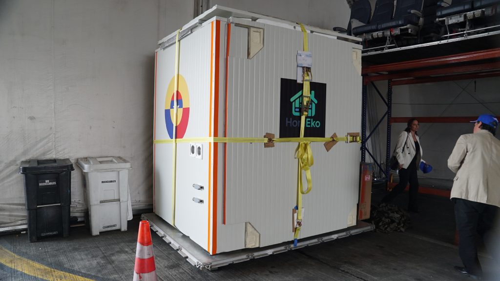 Cápsula análoga en avión Hércules