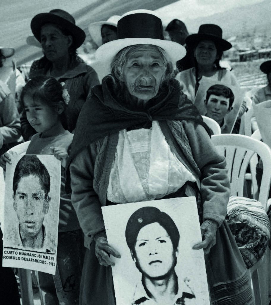 Mamita Sofía, una de las víctimas de Anfasep, asociación que hace parte de la investigación en Perú. Fotografía: archivos de la ANFASEP