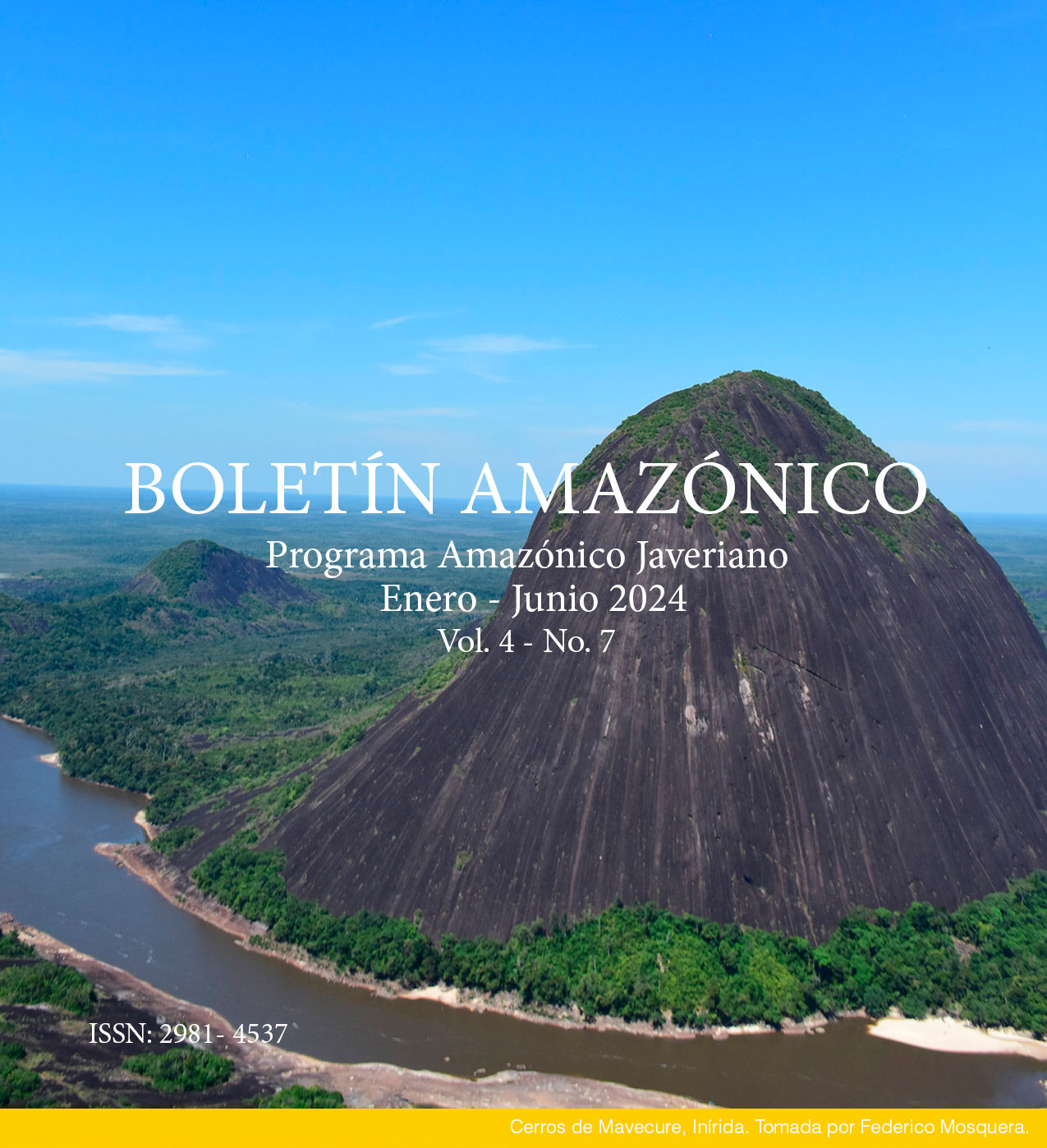 Boletín Amazónico Vol. 4 - No. 7 Pontificia Universidad Javeriana
