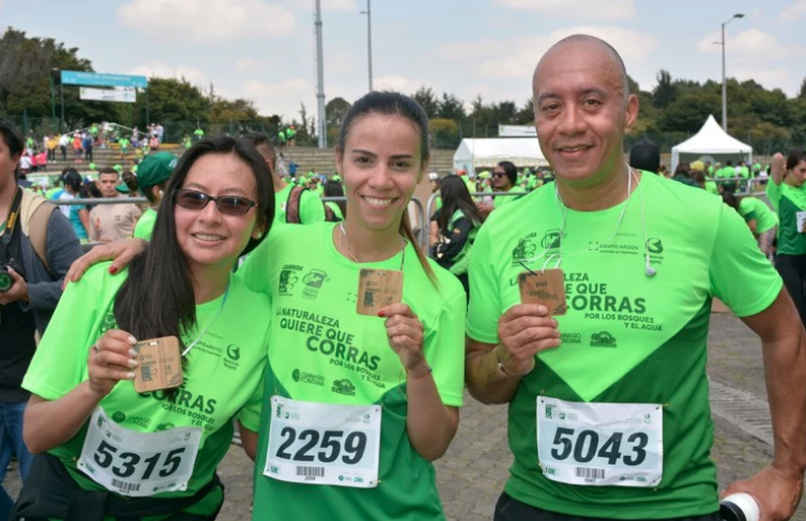 La Javeriana hizo parte de la Carrera Verde